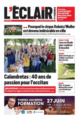 L'Éclair des Pyrénées N°22653 du 15 juin 2019 à télécharger sur iPad