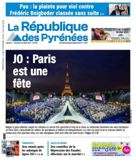 Lisez La République des Pyrénées du 27 juillet 2024 sur ePresse.fr