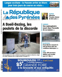 La République des Pyrénées N°20240502 du 02 mai 2024 à télécharger sur iPad