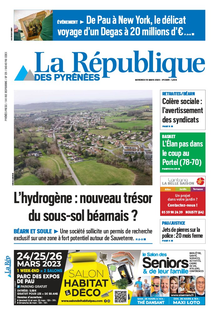 La République Des Pyrénées N°20230315 Du 15 Mars 2023 à Télécharger Sur ...