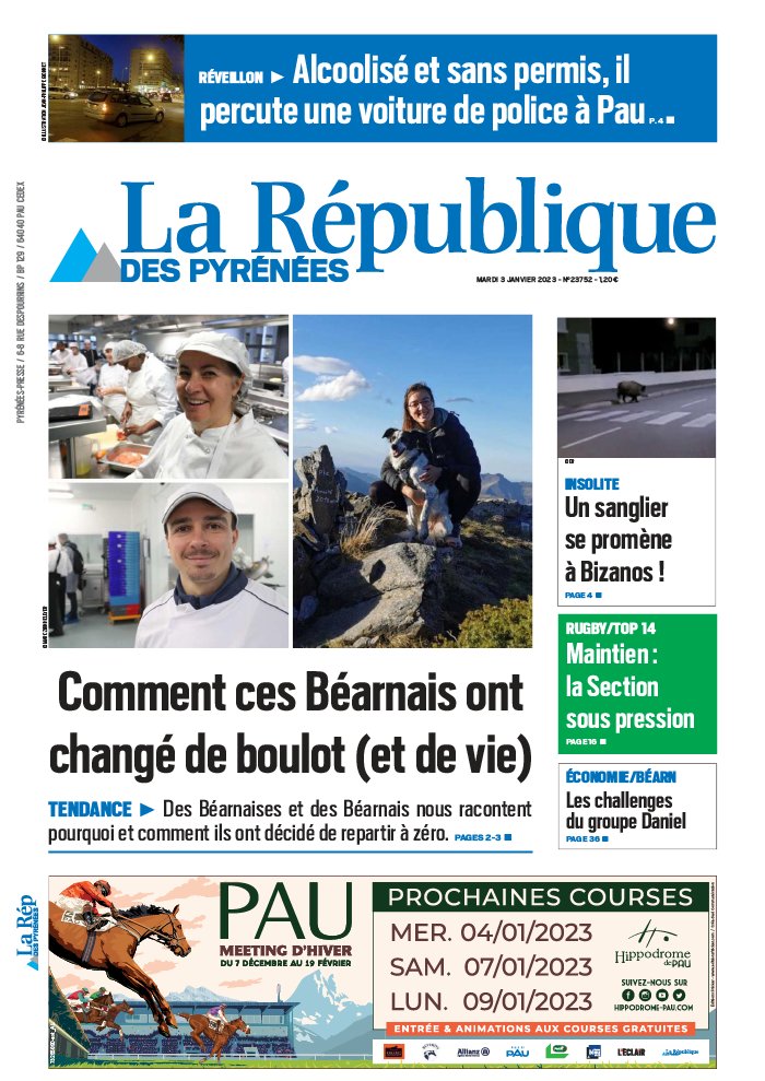 La République Des Pyrénées N°20230103 Du 03 Janvier 2023 à Télécharger ...