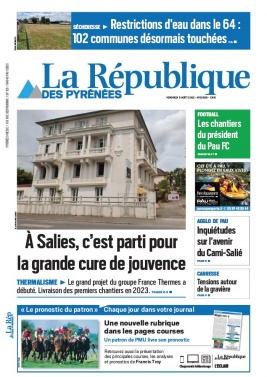 La République des Pyrénées N°20220805 du 05 août 2022 à télécharger sur iPad