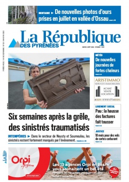 La République des Pyrénées N°20220802 du 02 août 2022 à télécharger sur iPad