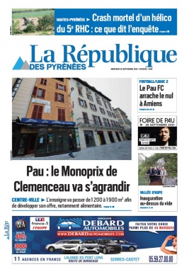 La République des Pyrénées N°20210922 du 22 septembre 2021 à télécharger sur iPad