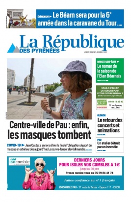 La République des Pyrénées N°20210617 du 17 juin 2021 à télécharger sur iPad