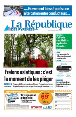 La République des Pyrénées N°20210429 du 29 avril 2021 à télécharger sur iPad