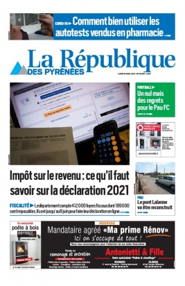 La République des Pyrénées N°20210419 du 19 avril 2021 à télécharger sur iPad