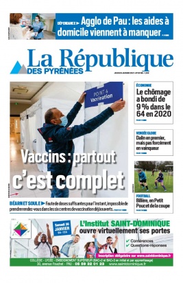 La République des Pyrénées N°20210128 du 28 janvier 2021 à télécharger sur iPad