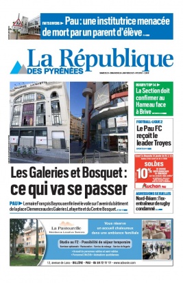 La République des Pyrénées N°20210123 du 23 janvier 2021 à télécharger sur iPad