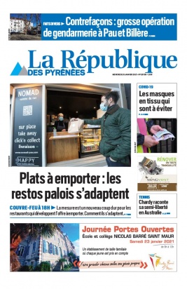 La République des Pyrénées N°20210120 du 20 janvier 2021 à télécharger sur iPad