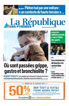 La République des Pyrénées N°20210113 du 13 janvier 2021 à télécharger sur iPad