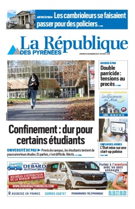 La République des Pyrénées N°20201120 du 20 novembre 2020 à télécharger sur iPad