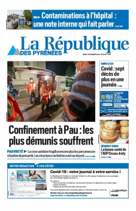 La République des Pyrénées N°20201117 du 17 novembre 2020 à télécharger sur iPad
