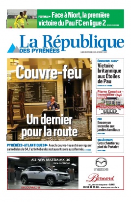 La République des Pyrénées N°20201026 du 26 octobre 2020 à télécharger sur iPad