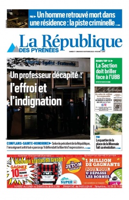 La République des Pyrénées N°20201017 du 17 octobre 2020 à télécharger sur iPad