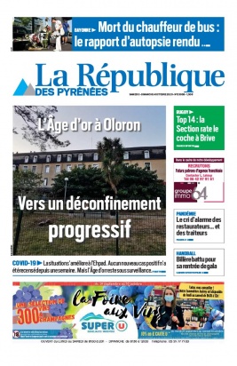 La République des Pyrénées N°20201003 du 03 octobre 2020 à télécharger sur iPad