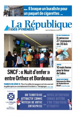 La République des Pyrénées N°20200901 du 01 septembre 2020 à télécharger sur iPad