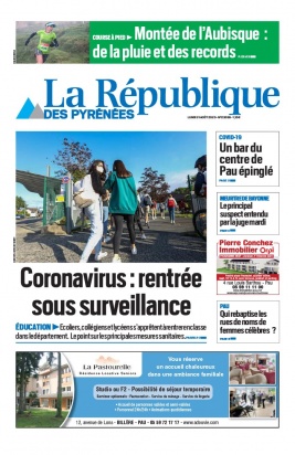 La République des Pyrénées N°20200831 du 31 août 2020 à télécharger sur iPad