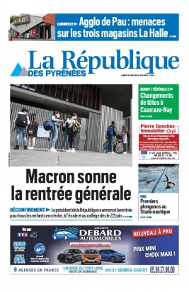 La République des Pyrénées N°20200615 du 15 juin 2020 à télécharger sur iPad