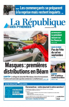 La République des Pyrénées N°20200504 du 04 mai 2020 à télécharger sur iPad