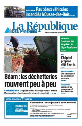 La République des Pyrénées N°20200425 du 25 avril 2020 à télécharger sur iPad