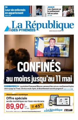 La République des Pyrénées N°20200414 du 14 avril 2020 à télécharger sur iPad