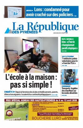 La République des Pyrénées N°20200402 du 02 avril 2020 à télécharger sur iPad