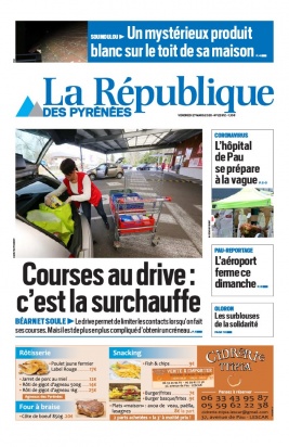 La République des Pyrénées N°20200327 du 27 mars 2020 à télécharger sur iPad