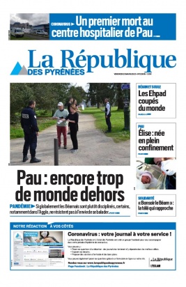 La République des Pyrénées N°20200320 du 20 mars 2020 à télécharger sur iPad