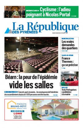 La République des Pyrénées N°20200310 du 10 mars 2020 à télécharger sur iPad