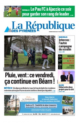 La République des Pyrénées N°20200306 du 06 mars 2020 à télécharger sur iPad