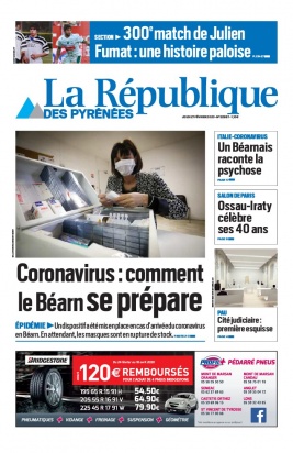 La République des Pyrénées N°20200227 du 27 février 2020 à télécharger sur iPad