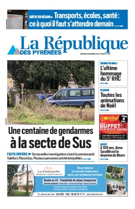 La République des Pyrénées N°20191204 du 04 décembre 2019 à télécharger sur iPad