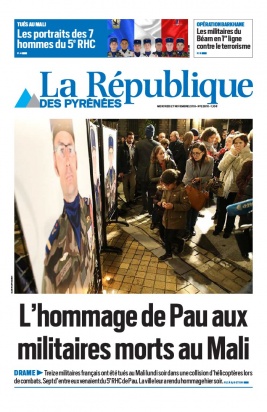 La République des Pyrénées N°20191127 du 27 novembre 2019 à télécharger sur iPad