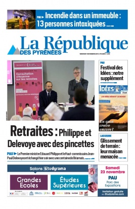 La République des Pyrénées N°20191115 du 15 novembre 2019 à télécharger sur iPad