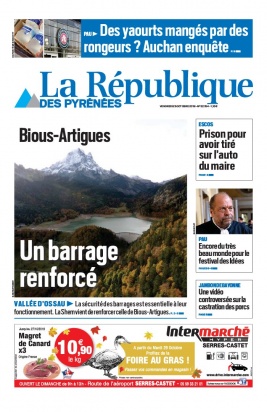 La République des Pyrénées N°20191025 du 25 octobre 2019 à télécharger sur iPad