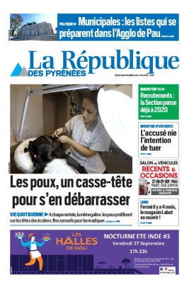 La République des Pyrénées N°20190926 du 26 septembre 2019 à télécharger sur iPad