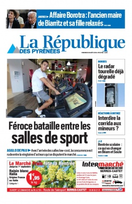 La République des Pyrénées N°20190830 du 30 août 2019 à télécharger sur iPad