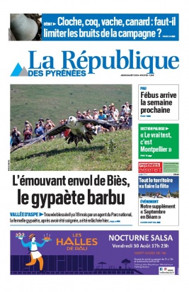 La République des Pyrénées N°20190829 du 29 août 2019 à télécharger sur iPad