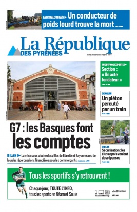 La République des Pyrénées N°20190827 du 27 août 2019 à télécharger sur iPad