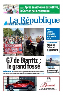 La République des Pyrénées N°20190826 du 26 août 2019 à télécharger sur iPad