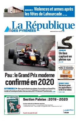 La République des Pyrénées N°20190820 du 20 août 2019 à télécharger sur iPad