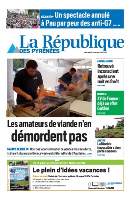 La République des Pyrénées N°20190819 du 19 août 2019 à télécharger sur iPad