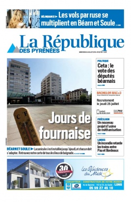La République des Pyrénées N°20190724 du 24 juillet 2019 à télécharger sur iPad