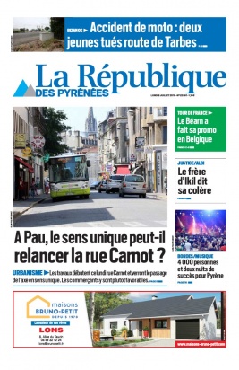 La République des Pyrénées N°20190708 du 08 juillet 2019 à télécharger sur iPad