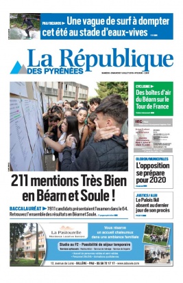 La République des Pyrénées N°20190706 du 06 juillet 2019 à télécharger sur iPad