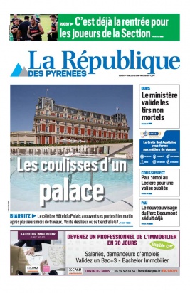 La République des Pyrénées N°20190701 du 01 juillet 2019 à télécharger sur iPad