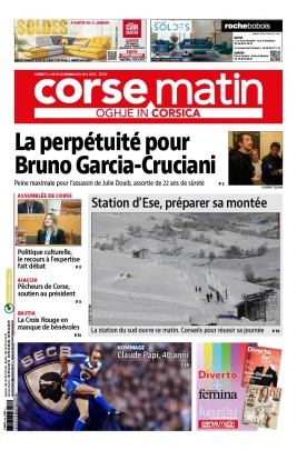Lisez Corse Matin du 28 janvier 2023 sur ePresse.fr
