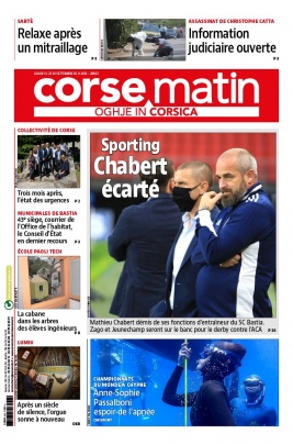 Corse Matin N°26833 du 23 septembre 2021 à télécharger sur iPad