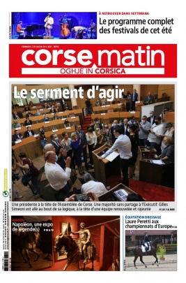 Corse Matin N°26750 du 02 juillet 2021 à télécharger sur iPad